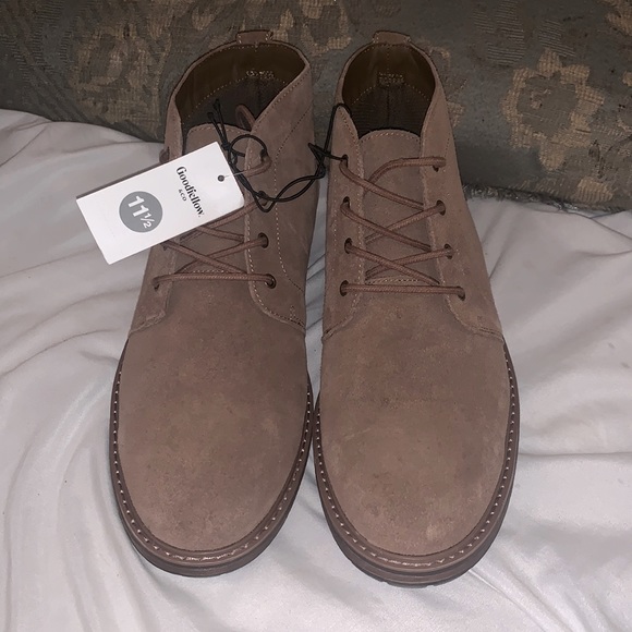 Genuine Leather Chukka Boots - Goodfellow  Co Bro - Picture 1 of 3